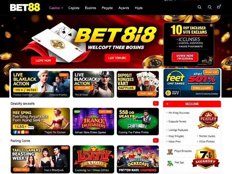 Bet88 Online Casino Philippines IVANA — a premier platform for a wide range of gambling games, including slots, poker, and live casino. Enjoy exclusive bonuses, secure transactions, and thrilling real-money gaming experiences.